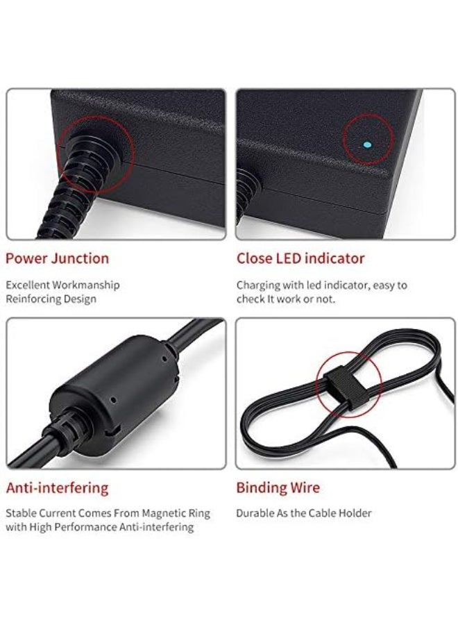 Terabyte 19.5V 6.15A Laptop Replacement AC Adapter Charger 4.0 3.0MM For HP-Envy-Pavilion Touchsmart-Sleekbook 15 15t 17 M6 M7 Series with Power Supply Adapter Cord - Image 2