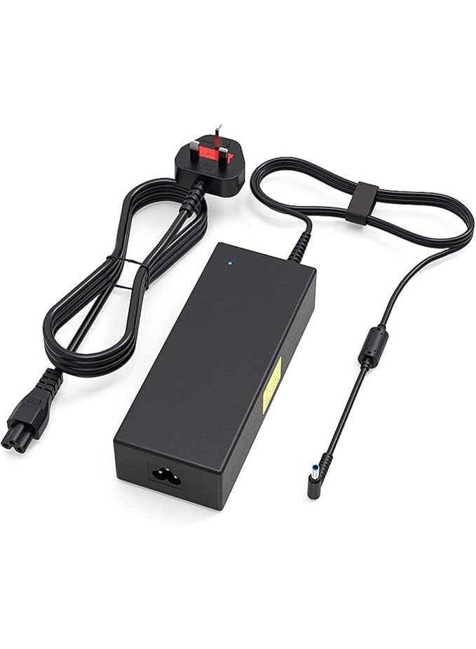 Terabyte 19.5V 6.15A Laptop Replacement AC Adapter Charger 4.0 3.0MM For HP-Envy-Pavilion Touchsmart-Sleekbook 15 15t 17 M6 M7 Series with Power Supply Adapter Cord - Image 1
