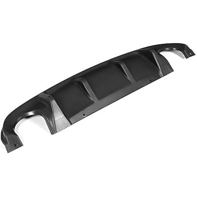 demulax ABS Car Rear Bumper Diffuser Lip, for Infiniti, Q50 Q50S 2014 2015 2016 2017 Bumper Lip Deflector - Image 3