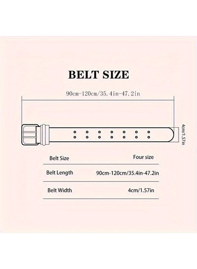 Trendy Hollow Out Polyester Belt Colorful Striped Fashionable Casual Sportswear Accessory 39 37 Inch Black - Image 5