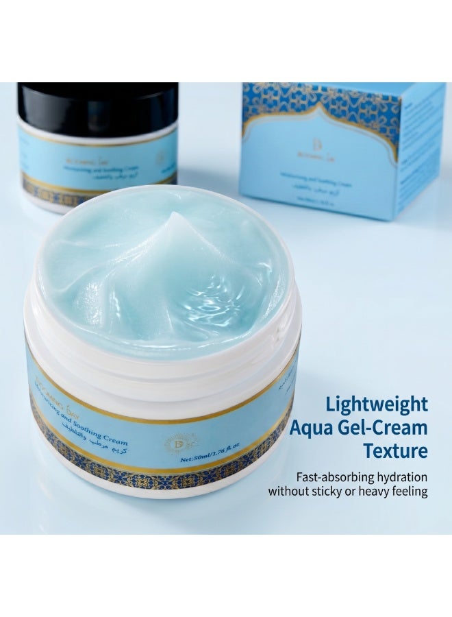 Blooming Day Moisturizing & Soothing Cream 50ml – Lightweight Cooling Face Moisturizer for Hydration & Skin Comfort - Image 3