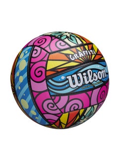 Wilson Sporting Goods Graffiti Volleyball- Pink/Blue/Yellow,1 Pack - Os,Wth46341B  - Image 1
