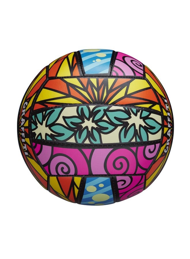 ويلسون كرة طائرة جرافيتي من ويلسون سبورتنج جودز - وردي/أزرق/أصفر، عبوة واحدة - OS، WTH46341B - Image 2