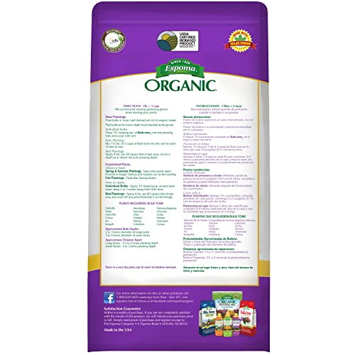 Espoma Organic Bulb-Tone 3-5-3 Natural & Organic Fertilizer and Plant Food for All Spring and Fall Bulbs. 4 lb. Bag. Use for Planting & Feeding to Promote Vibrant Blooms - Image 2