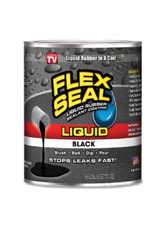 Flex Seal Coating Resists Liquid Rubber Sealant Black 32 fl oz LFSBLKR32 