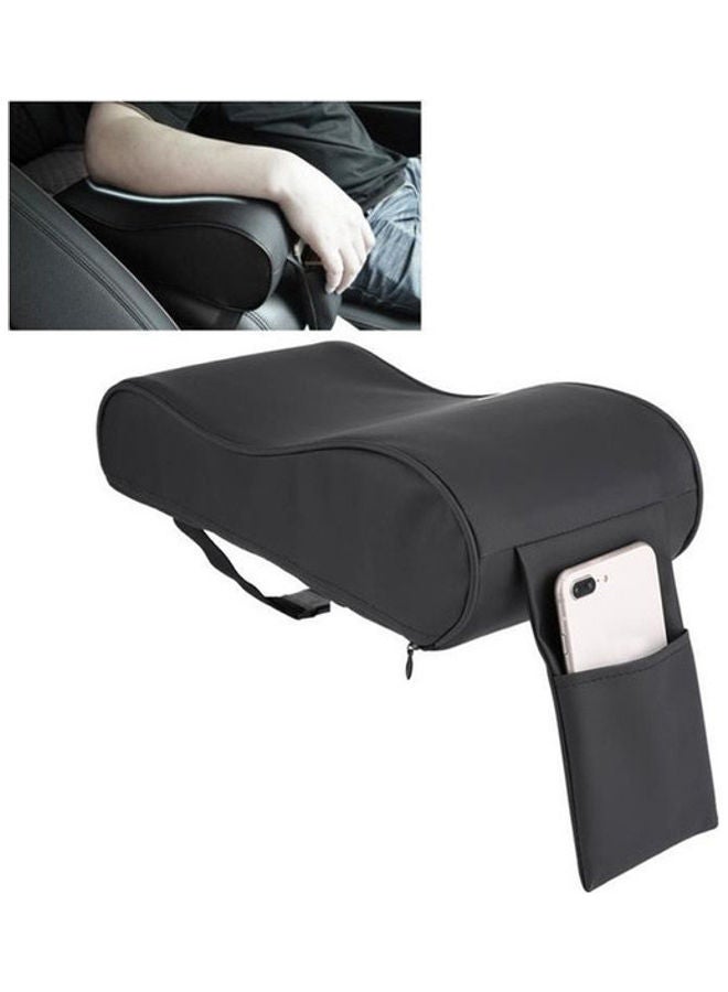 Car Armrest Cushion With Mobile Storage Pocket - Image 1