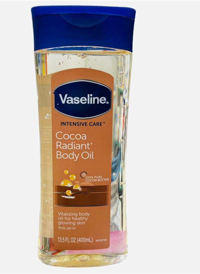 Vaseline Intensive Care Cocoa Radiant Body Oil White 400ml  - Image 2
