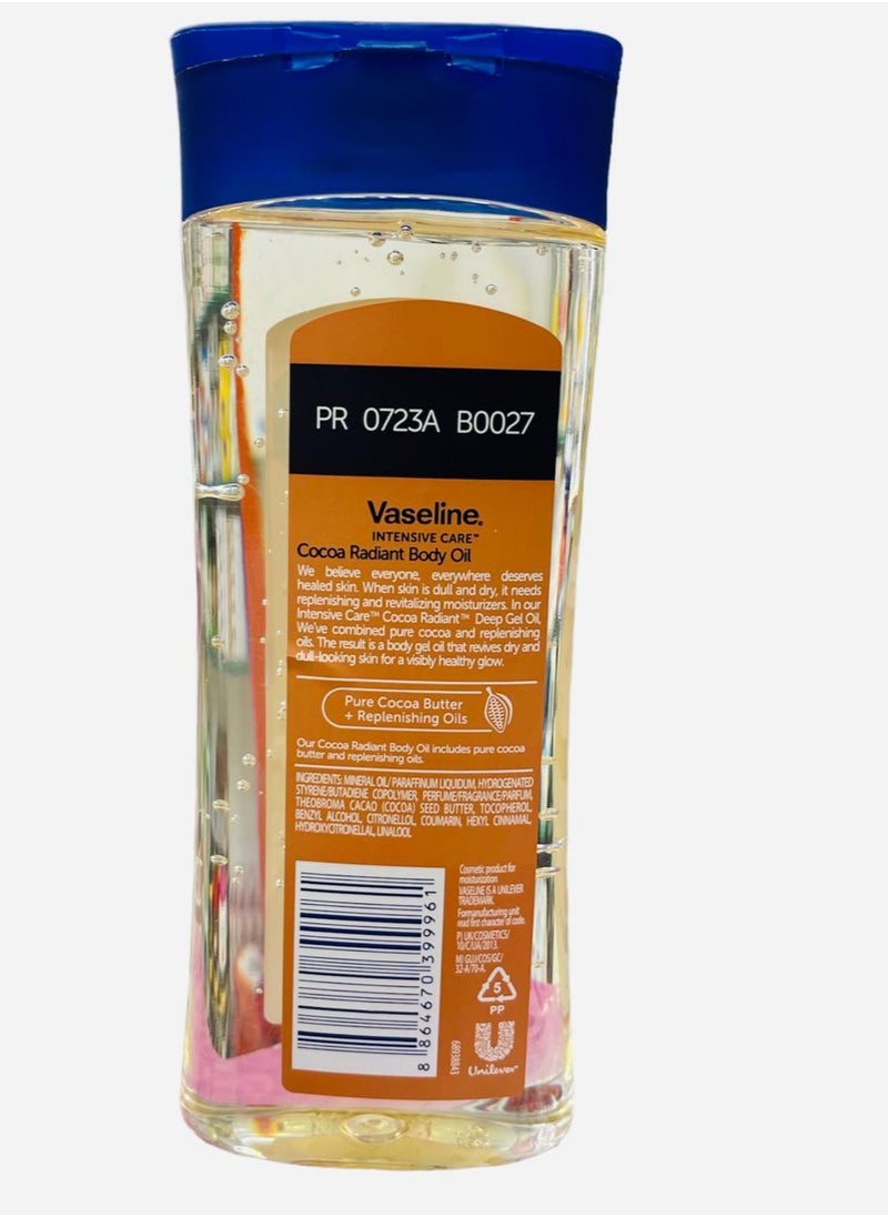 Vaseline Intensive Care Cocoa Radiant Body Oil White 400ml  - Image 3