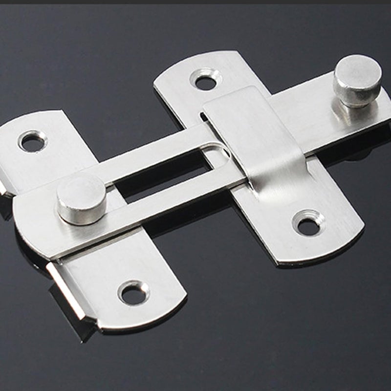 Double Pack Rustproof Door Clip High Density Security Security Home Work Sliding Entry Animal Enclosure Slide Gate Safety - Image 4