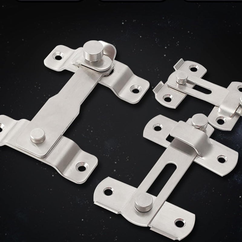 Double Pack Rustproof Door Clip High Density Security Security Home Work Sliding Entry Animal Enclosure Slide Gate Safety - Image 3