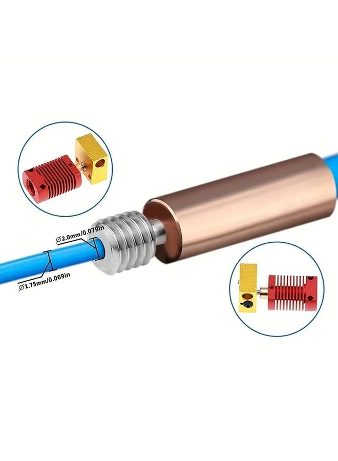 3 قطع سبائك معدنية مزدوجة من النحاس والتيتانيوم عالية الحرارة لطابعة كرياليتي ثلاثية الأبعاد - Image 4