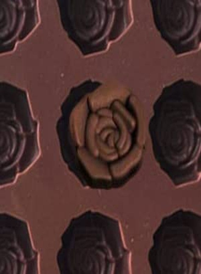 Bamutu 2PCS Silicone Rose Mould, Flower Chocolate Molds Rose 15 Cavity Silicone Sweet Moulds Valentines Candy Moulds Gummy Ice Jelly Moulds for Wax Melt Resin Casting Candles Soap - Image 5