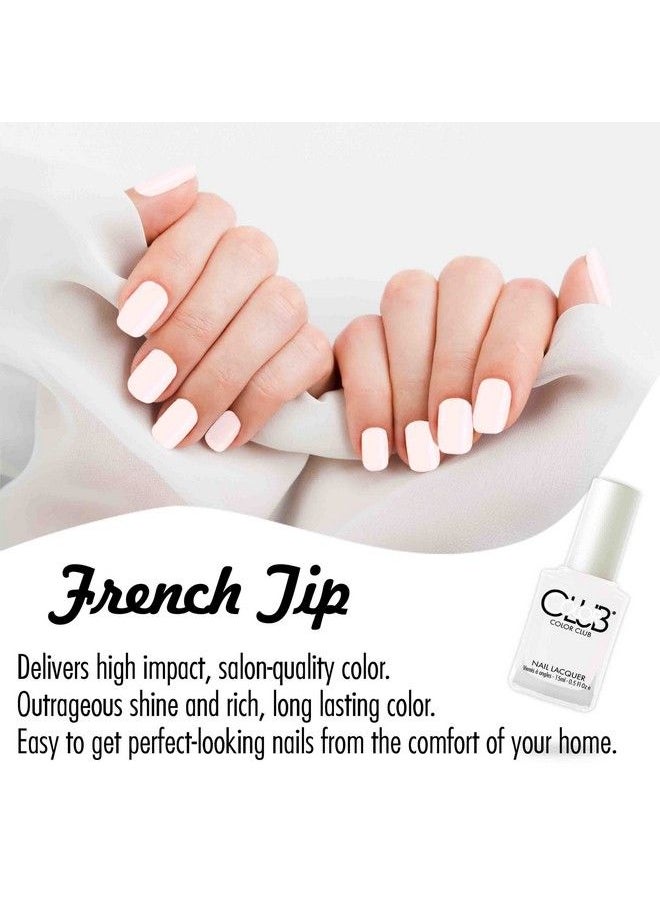 Color Club - French Tip Nail Lacquer .5 Fl Ounce 15 Ml 0.5 Fluid_Ounces - Image 1