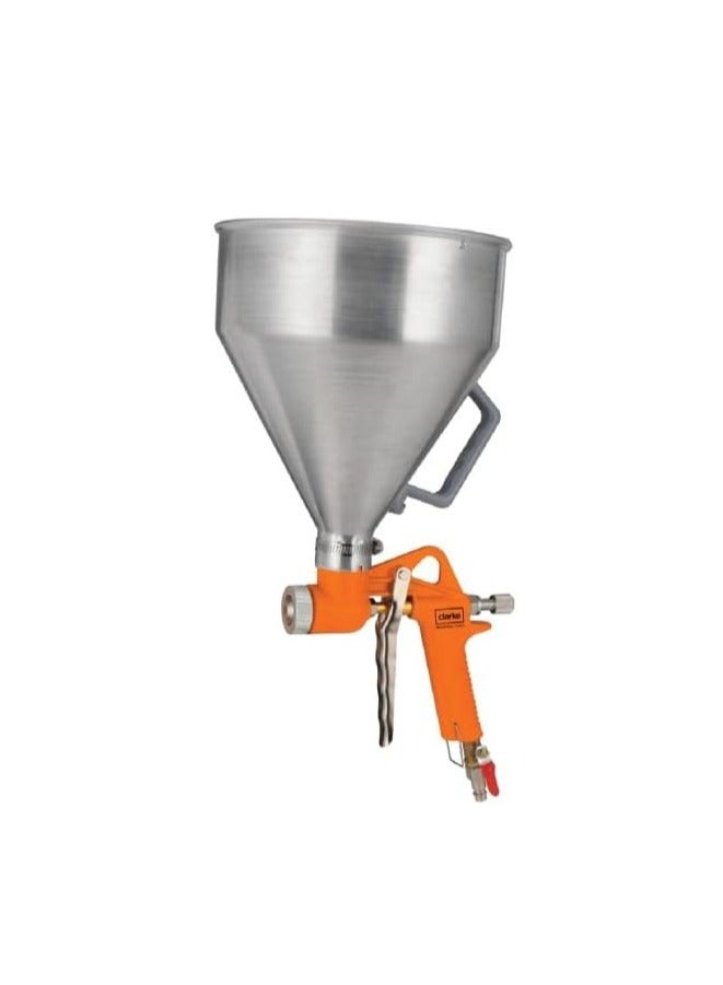Clarke Air Hopper Spray Gun – Lightweight Aluminium Body with Ergonomic Handle | High Efficiency & Adjustable Nozzles