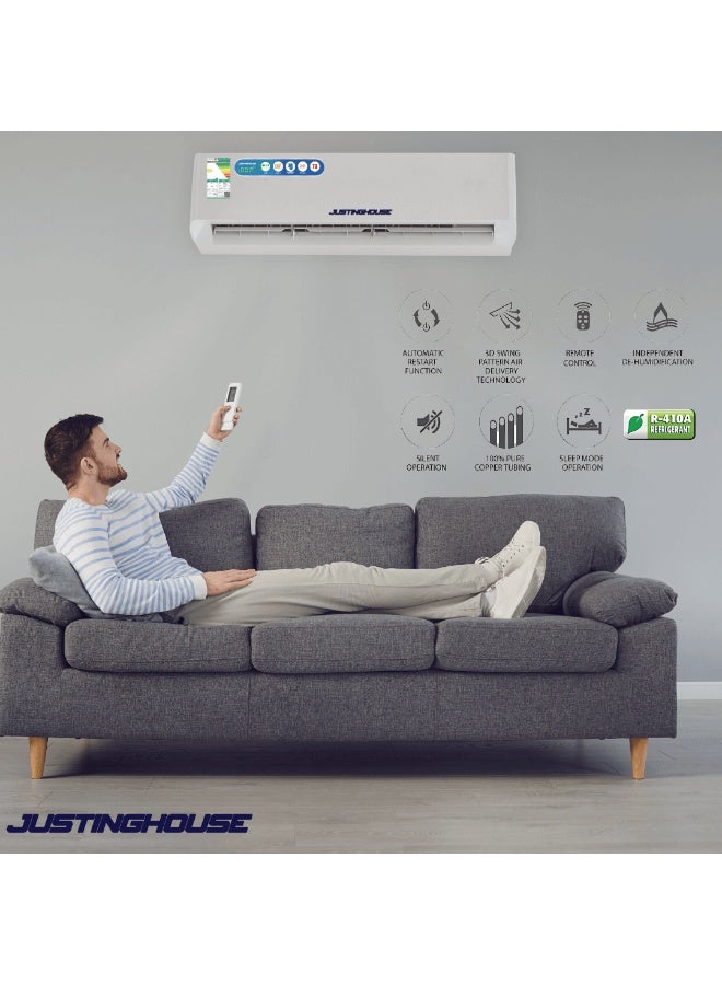 JUSTINGHOUSE split air condition 24 Hot and cool | JUSSP-24HCC-S - Image 3