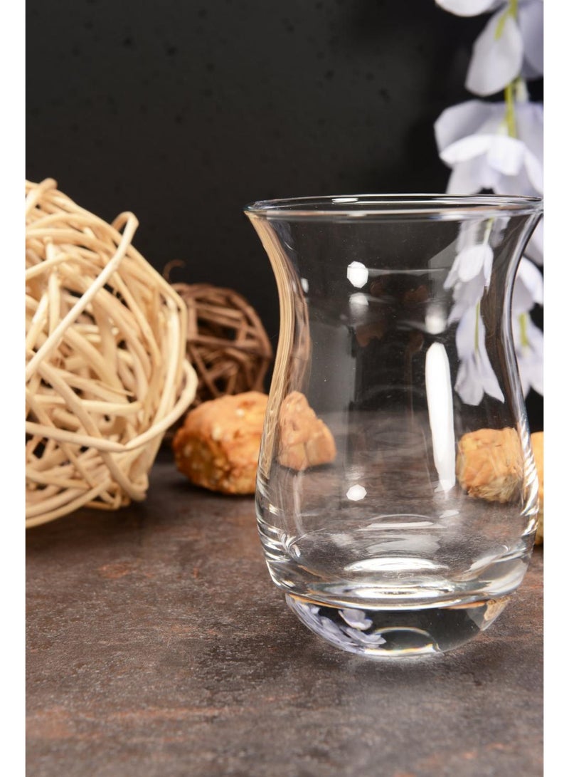 Paşabahçe طقم أكواب شاي باساباهتشي غالاتا 175 مل – 6 قطع أكواب شاي تركية طويلة شفافة – تصميم شاي أنيق نحيف – 1205668 - Image 2