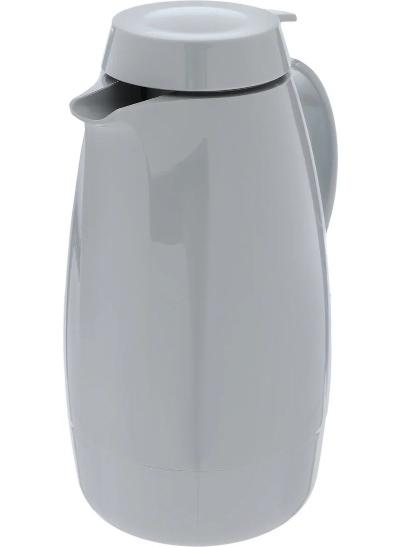 helios thermos, 1.3 liters, thermal glass inner shell, plastic outer shell - light gray - Image 2
