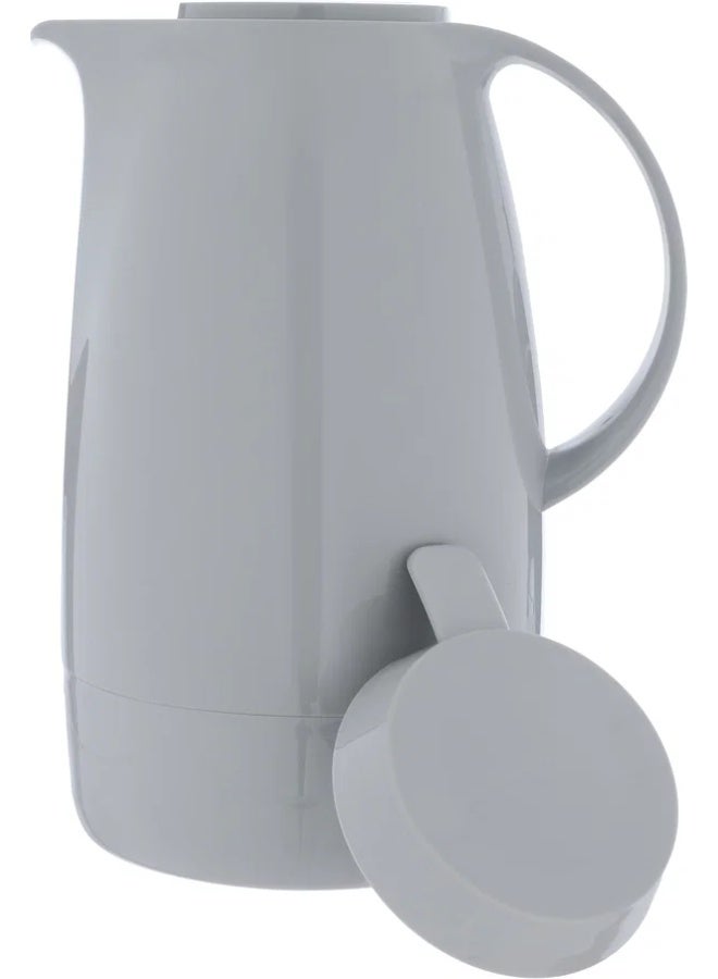 helios thermos, 1.3 liters, thermal glass inner shell, plastic outer shell - light gray - Image 4