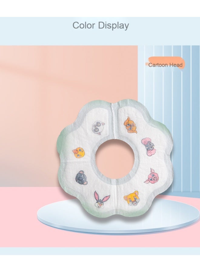 NIBEMINENT Pababe Disposable Bibs - Baby-Safe Drool Bibs - Image 2