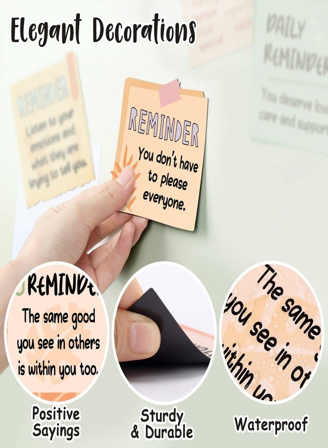 Huray Rayho Inspirational Magnets Fridge Magnets Daily Reminder Affirmations Fridge Magnets Decal Positive Affirmations Encouragement Gift Home Kitchen Therapy Office Decor Whiteboard Stickers - Image 2