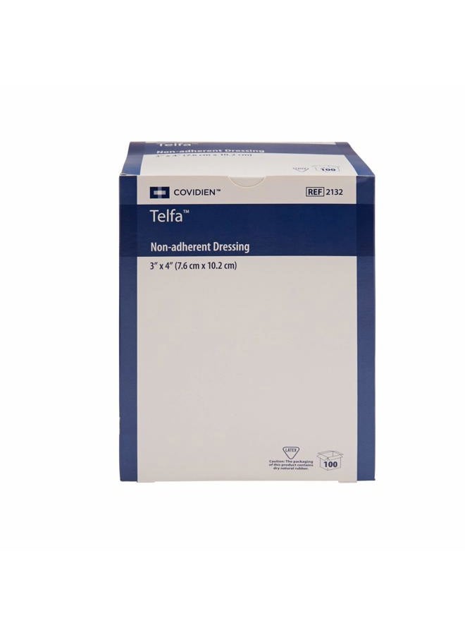 COVIDIEN 2132 Telfa Non-Adherent Dressing, 3x4in (Pack of 100) - Image 2