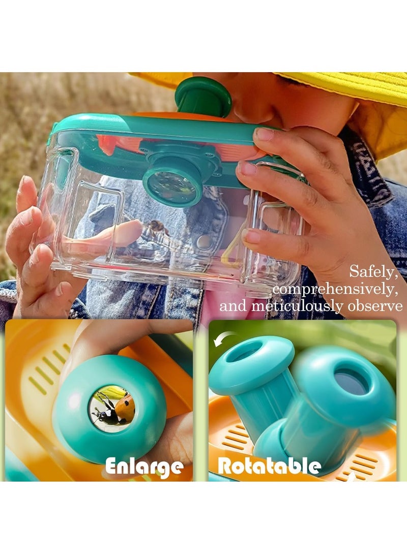 Generic - Kids Explorer Kit Bug Catching Kit with Butterfly Net Insect Catcher Binoculars Vest Hat Goggles Magnifier & Flashlight Kids Camping Gear Educational Toys Outdoor Exploration Toys Gift - Image 1