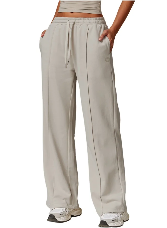 كون.يوغا Womens Mid Waist Workout Sport Sweatpants Running Pants