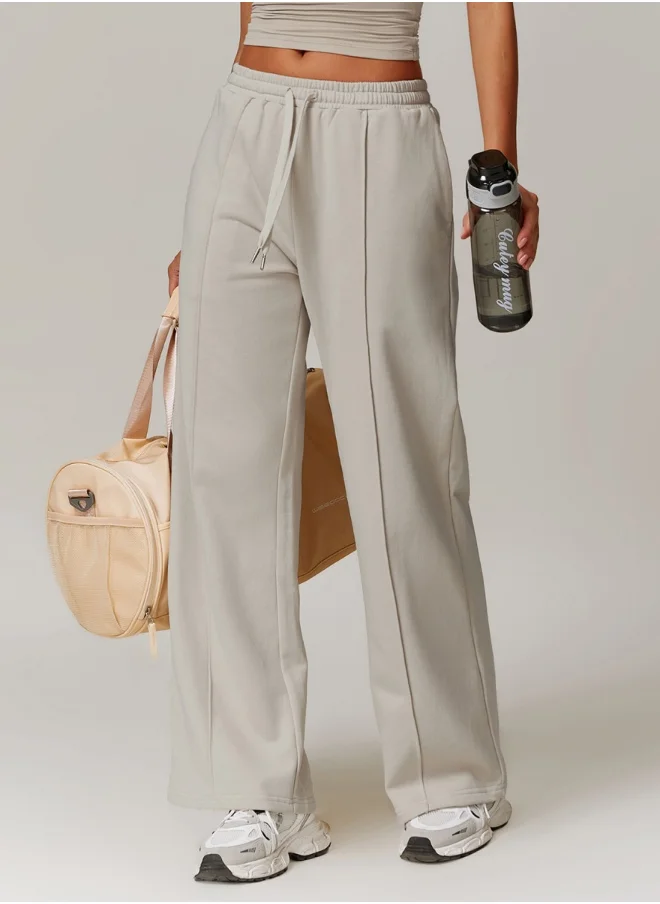 كون.يوغا Womens Mid Waist Workout Sport Sweatpants Running Pants