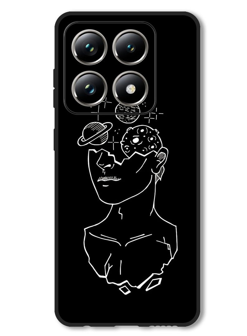 Theodor Case Compatible with Xiaomi 14T Pro Protection Shockproof Bumper Cover Women Art - Image 1