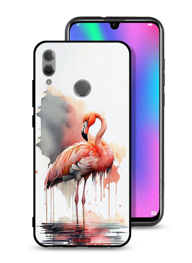Tolwak Honor 10 Lite Protective Case Cover Tropical Watercolor Art - Image 1