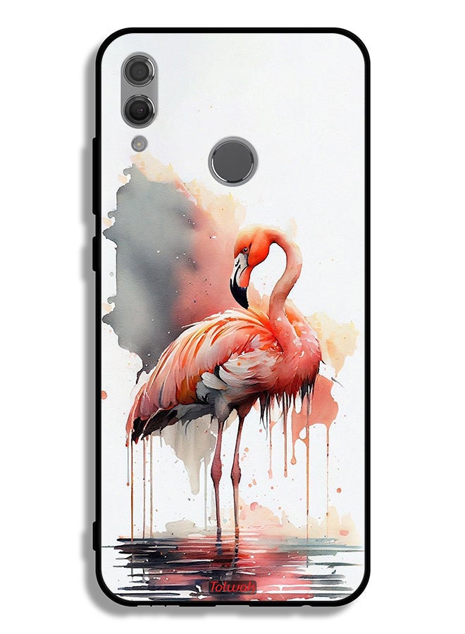 Tolwak Honor 10 Lite Protective Case Cover Tropical Watercolor Art - Image 2