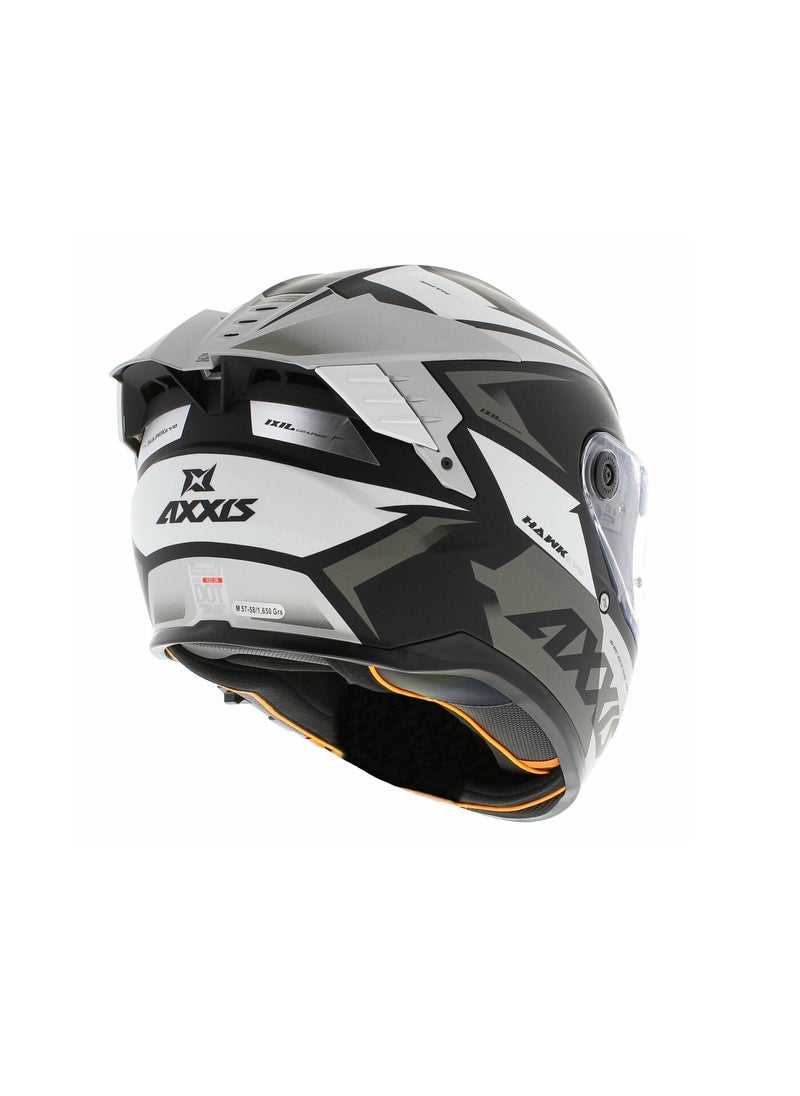 AXXIS - Hawk Sv Evo Full Face Helmet Ixil Matt Titanium - Image 1