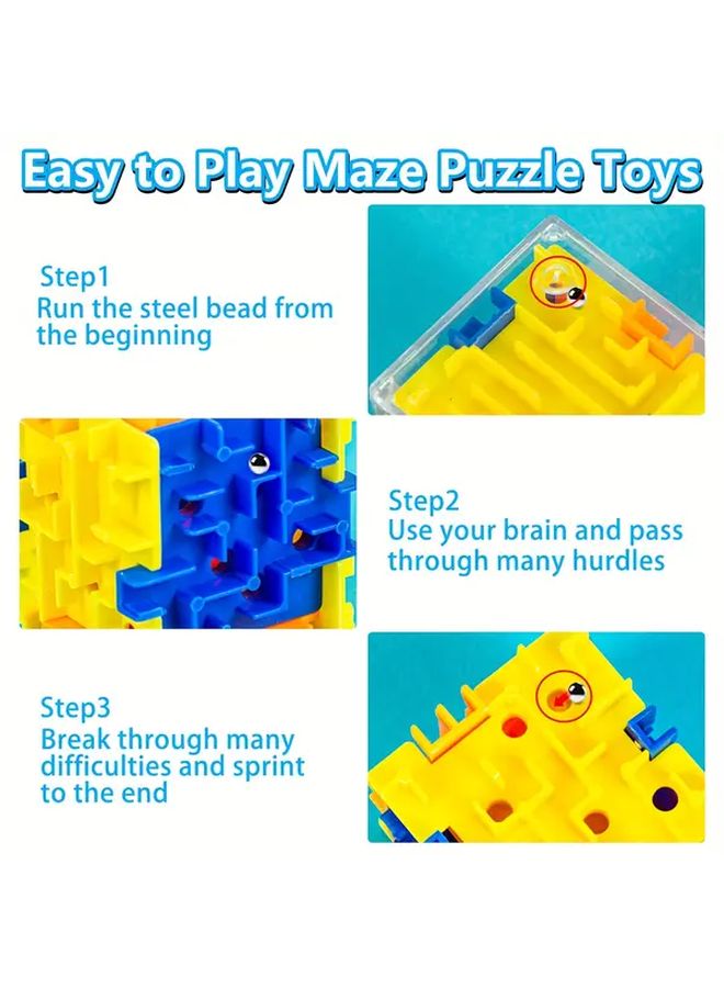 12pcs 3D Puzzle Maze Toys For Teens Christmas Halloween Gifts School Rewards - Image 3