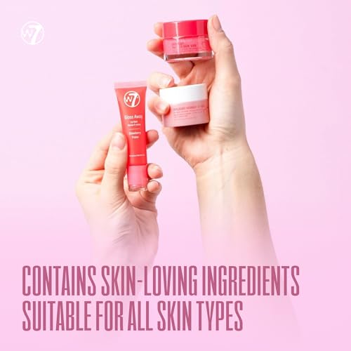 W7 Sweet Dreams Lip Care Gift Set - Overnight Mask, Balm & Scrub - Strawberry - Image 4