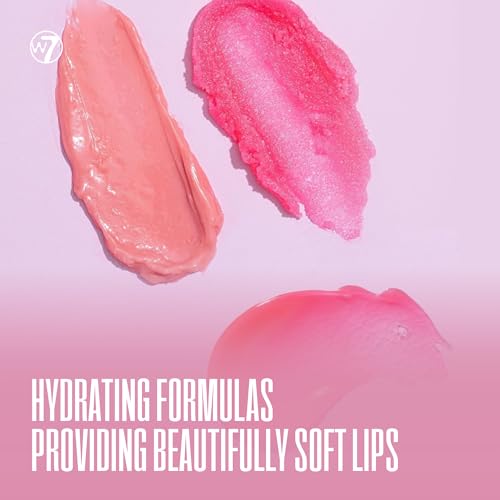 W7 Sweet Dreams Lip Care Gift Set - Overnight Mask, Balm & Scrub - Strawberry - Image 5