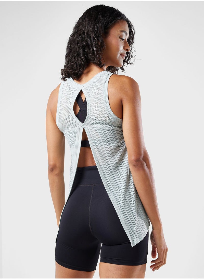FRWD - Cutout Slit Back Top - Image 1