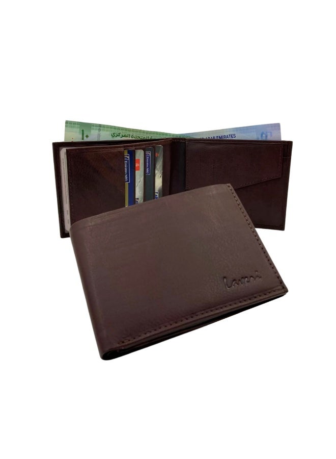 LAVERI LEATHER Anti, Smooth Leather Wallet With Inside Leather Lining - Image 1