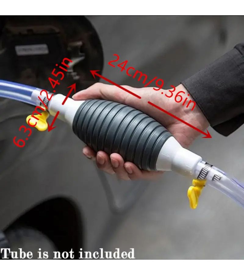 4 Piece Heavy Duty Manual Fuel Transfer Pump Kit Portable Hand Oil And Diesel Tool - Image 4