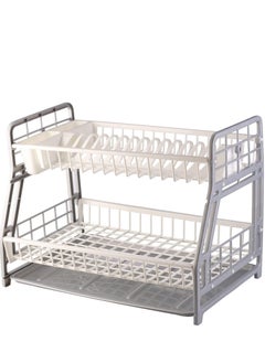 Generic Plastic Dish Rack with Drying Tray  - Image 1