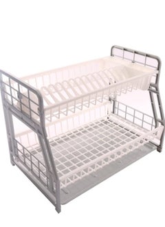 Generic Plastic Dish Rack with Drying Tray  - Image 2