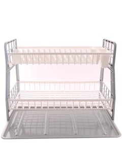 Generic Plastic Dish Rack with Drying Tray  - Image 3