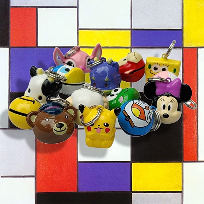 Pups&Pets Dog And Cat Bell Cartoon Character included Ring, Collar Bell Cartoon Design For Cat And Dog (Doremon) - Image 4