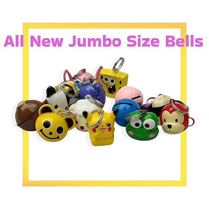 Pups&Pets Dog And Cat Bell Cartoon Character included Ring, Collar Bell Cartoon Design For Cat And Dog (Doremon) - Image 3