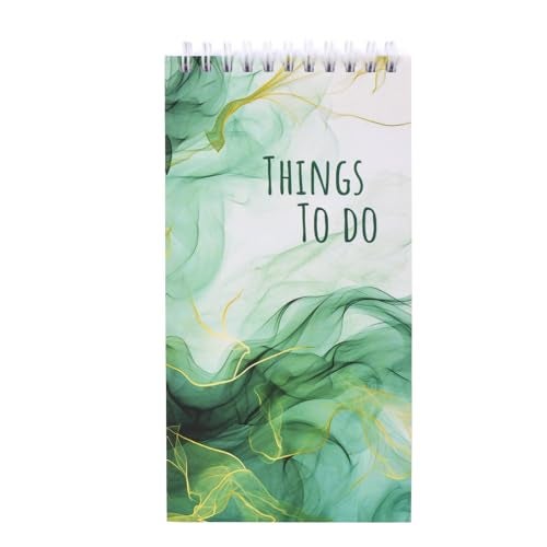 PAPBOO Easy to Carry To-Do List, Planner, Check list With 80 Printed Sheets Matte Finished Cover (Things Green) - Image 1