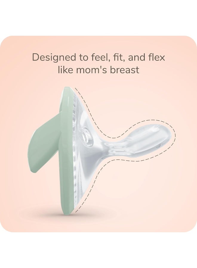 NUK للطبيعة™ مصاصة طبيعية بسيطة، 0-6 أشهر - Image 2