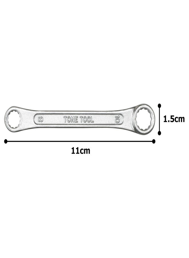 TONE Ring Wrench Short Type M03-0810 8x10mm - Image 3