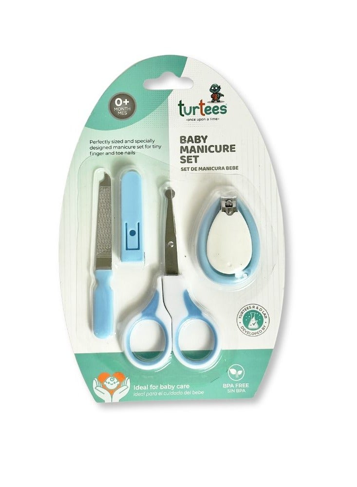 turtees Manicure Pedicure Kit Set for Babies Toddlers Baby Care Products Baby Grooming Kit for New Born Boy and Girl 20 Grams Multicolor Pack of 1 - Image 3