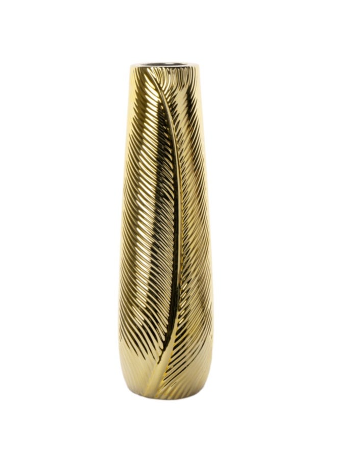 Gulf Flowers Ceramic Vase Glam  Glamorous ceramic vase with a touch of sparkle for elegant settings 