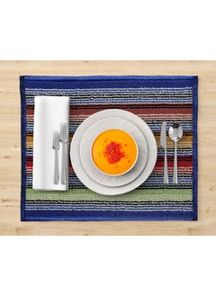 Status Contract Status Contract Amaze Cotton Blend Tablemats- Dining Room Kitchen Placemats, Machine Washable, Heat Resistant-Set of 2 (30X45 Cms)  - Image 1