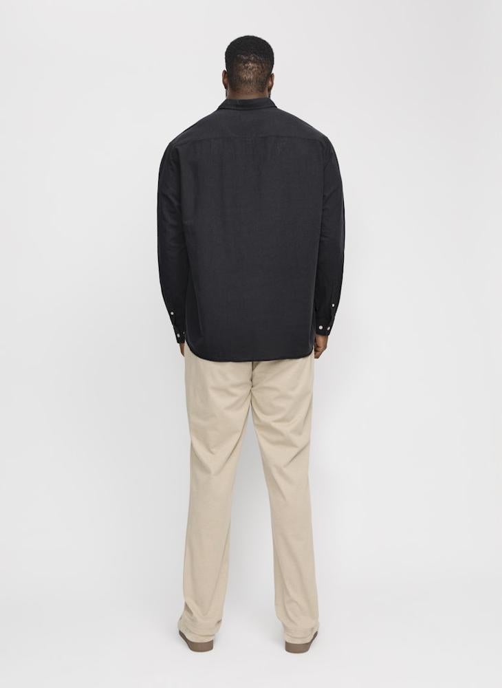 JACK & JONES Solid Regular Fit Full Sleeve Shirt - Image 2